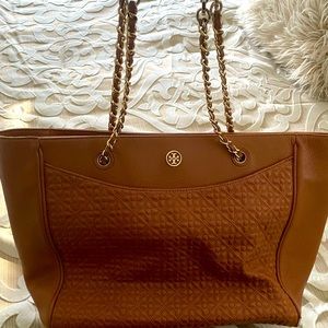 Tory Burch Bryan Quilted Tote Bag